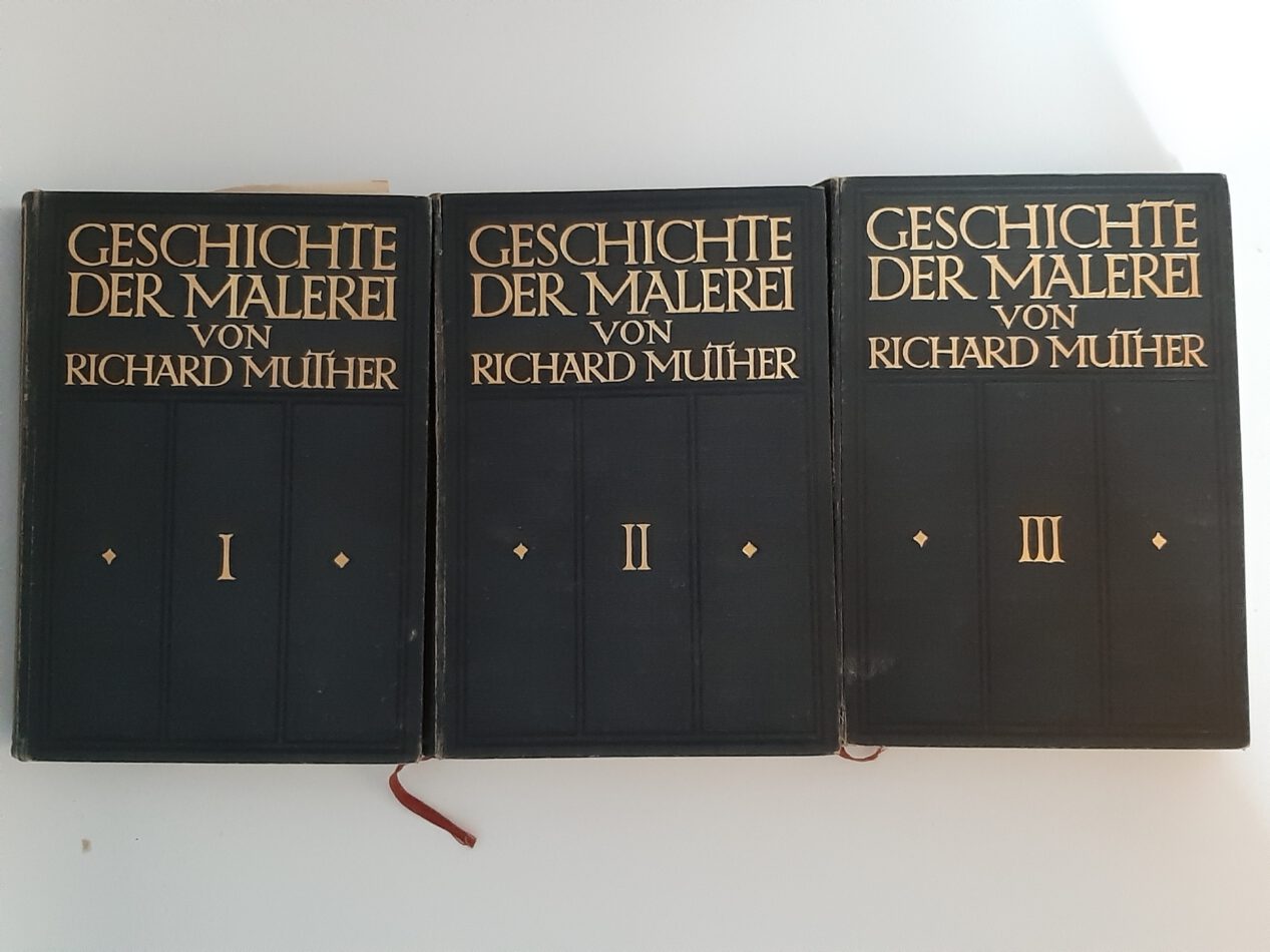 Kunst Geschichte der Malerei Band I - III von Richard Muther Verlag von Neufeld & Henius 2. Auflage 1912