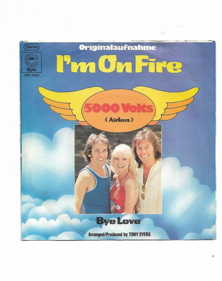 Flohmarkt Vinyl Single 5000 Volts (Airbus) I'm on Fire