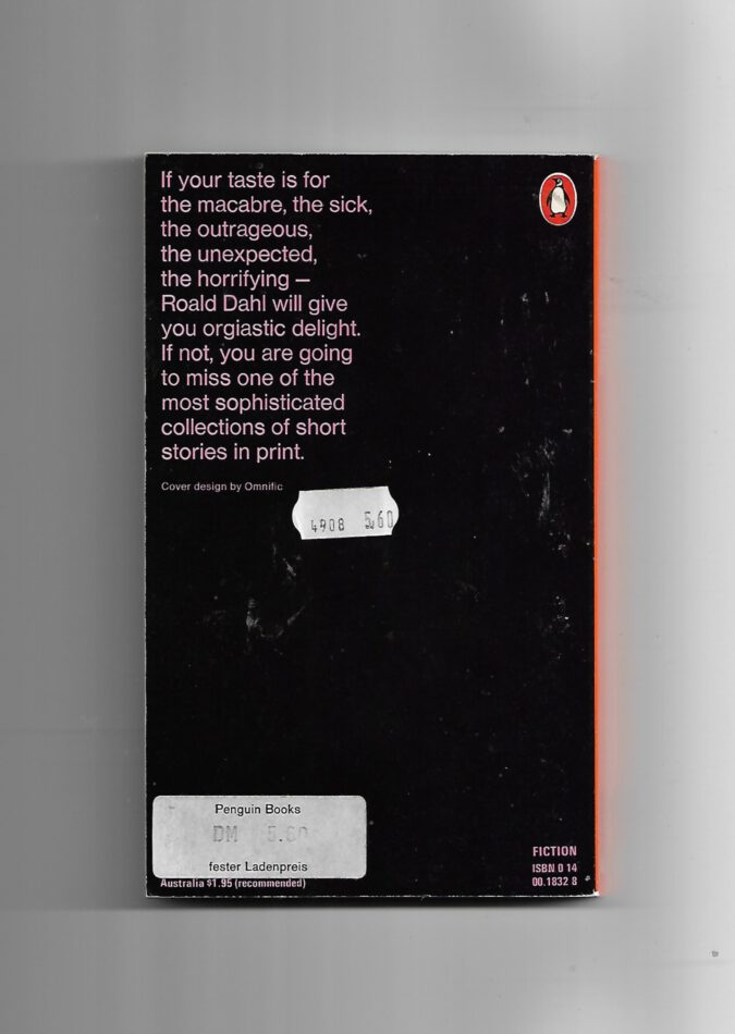 Englisch KISS Kiss von ROALD Dahl Penguin books 1978 – Bild 2