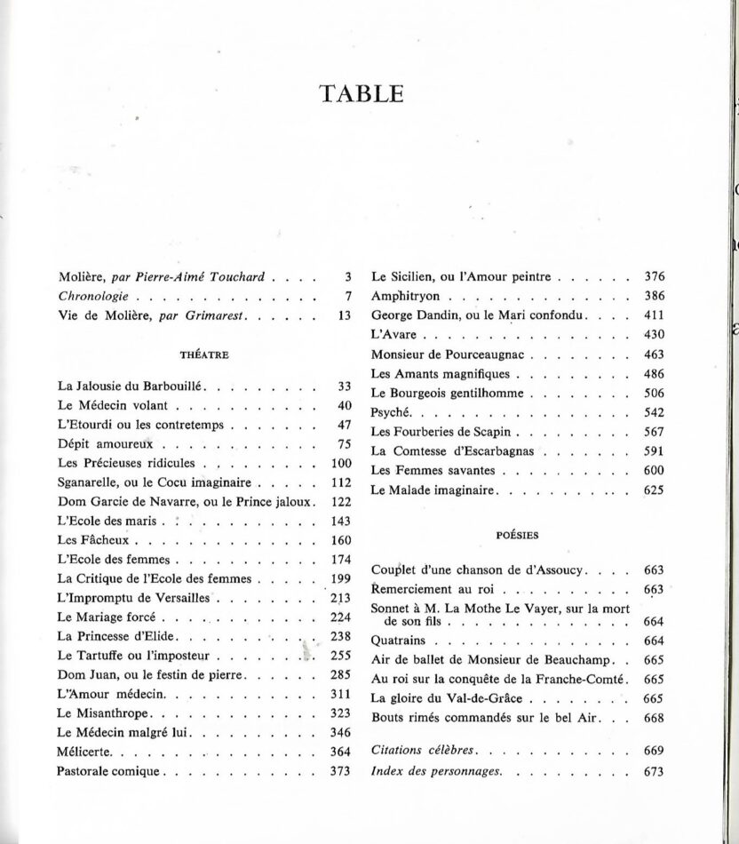Französisch Molière oeuvres complètes Éditions du Seuil 1962 gedruckt in Frankreich 1979 – Bild 3