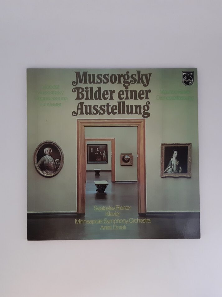 LP Schallplatte Vinyl Mussorgsky Bilder einer Ausstellung Svjatoslav Richter MSO Antal Dorati Philips