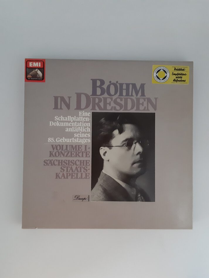LP Schallplatte Vinyl 5 LP - Box Böhm in Dresden Sächsische Staatskapelle Mozart Beethoven Volume 1