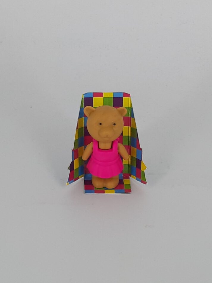 Radierer Bärchen pinke Kleidung