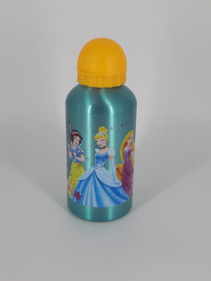 Trinkflasche Aluminium Disney Princess türkis 0,5 L neu Angebot!