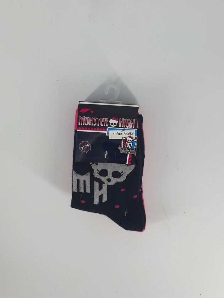 Kinder Socken – 3er Pack Monster High Größe 27 - 30
