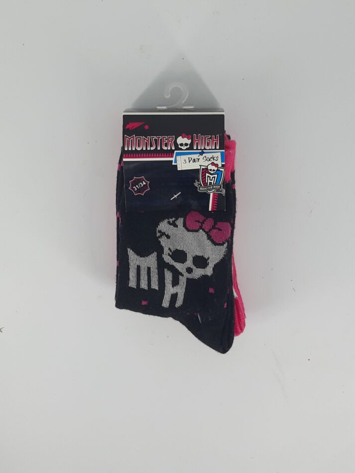 Kinder Socken – 3er Pack Monster High Größe 31 - 34