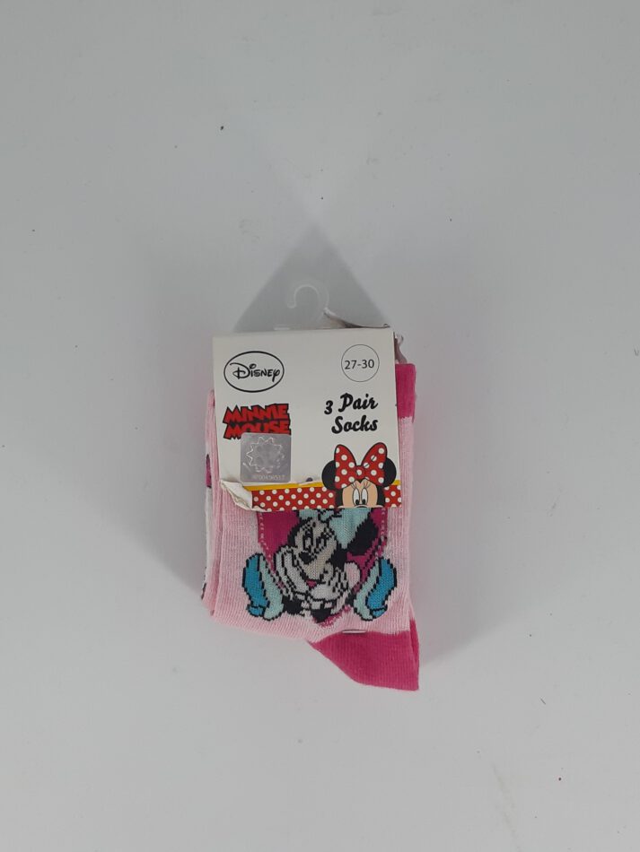 Kinder Socken – 3er Pack Minnie Mouse Größe 27 - 30