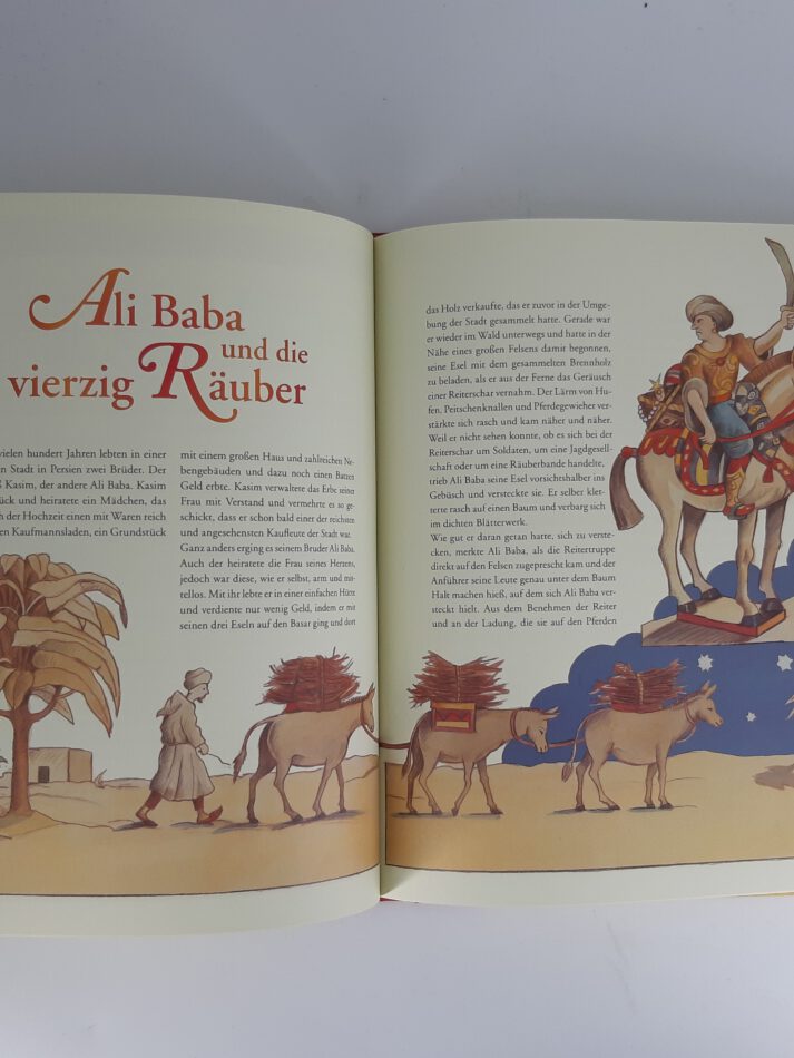 Kinderbuch Die schönsten Märchen aus tausendundeiner Nacht von Horst Künnemann / Mario Grasso Lappan Verlag 2004 – Bild 5