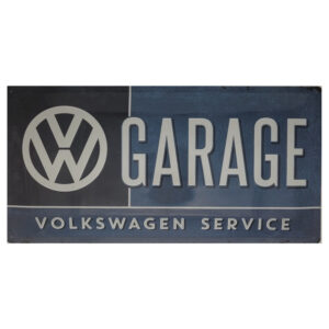 Blechschild VW Garage - Volkswagen Service (25 x 50 cm)
