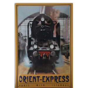 Blechschild Eisenbahn - Orient Express (20 x 30cm)