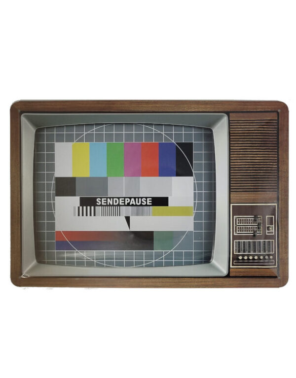 Blechschild TV Sendepause Nostalgic Art (20 x 30 cm)