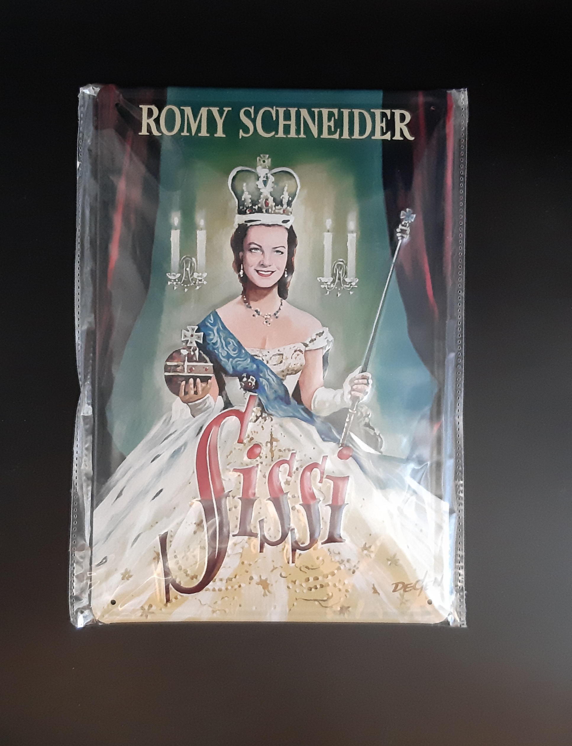 Sissi Romy Schneider Motiv 1 Blechschild Schild 3D geprägt Tin Sign 20 x 30 cm 