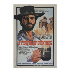Blechschild Guinness - Draught ! A fistful of Guinness (20 x 30 cm)