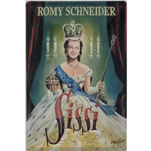 Blechschild Romy Schneider - Sissi (20 x 30 cm)