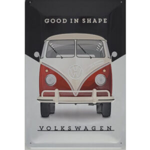 Blechschild VW Bulli - Good in Shape Nostalgic Art (20 x 30 cm)