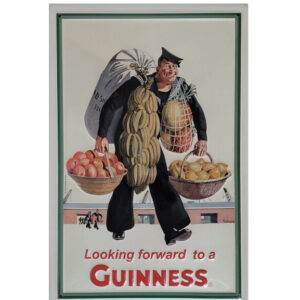 Blechschild Guinness Sailor Seemann - Looking forward to a Guinness (20 x 30 cm)