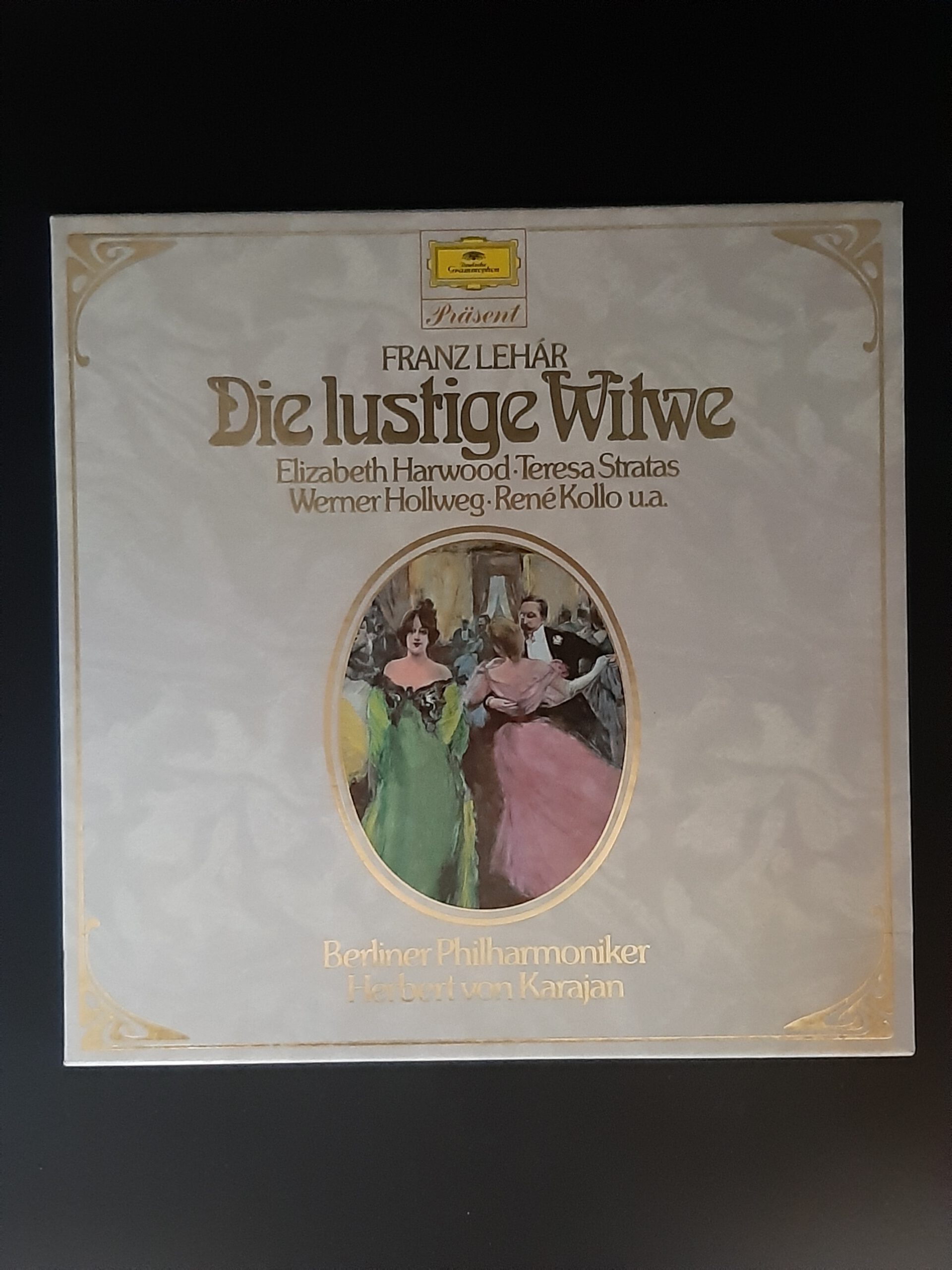LP Schallplatte Berliner Philharmoniker Herbert von Karajan Die lustige  Witwe Operette Franz Lehar Deutsche Grammophon 1973