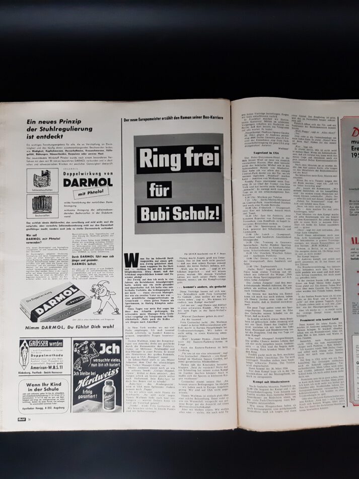 Zeitschrift Quick Nr. 2 vom 10. Januar 1959 Ina Balke Simmel Maria Callas – Bild 3