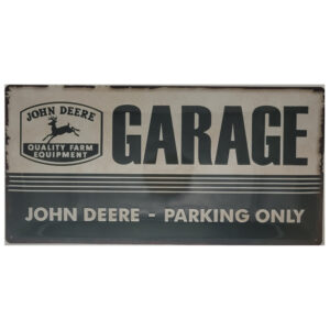 Blechschild John Deere GARAGE - John Deere Parking only (Nostalgic Art) (25 x 50 cm)