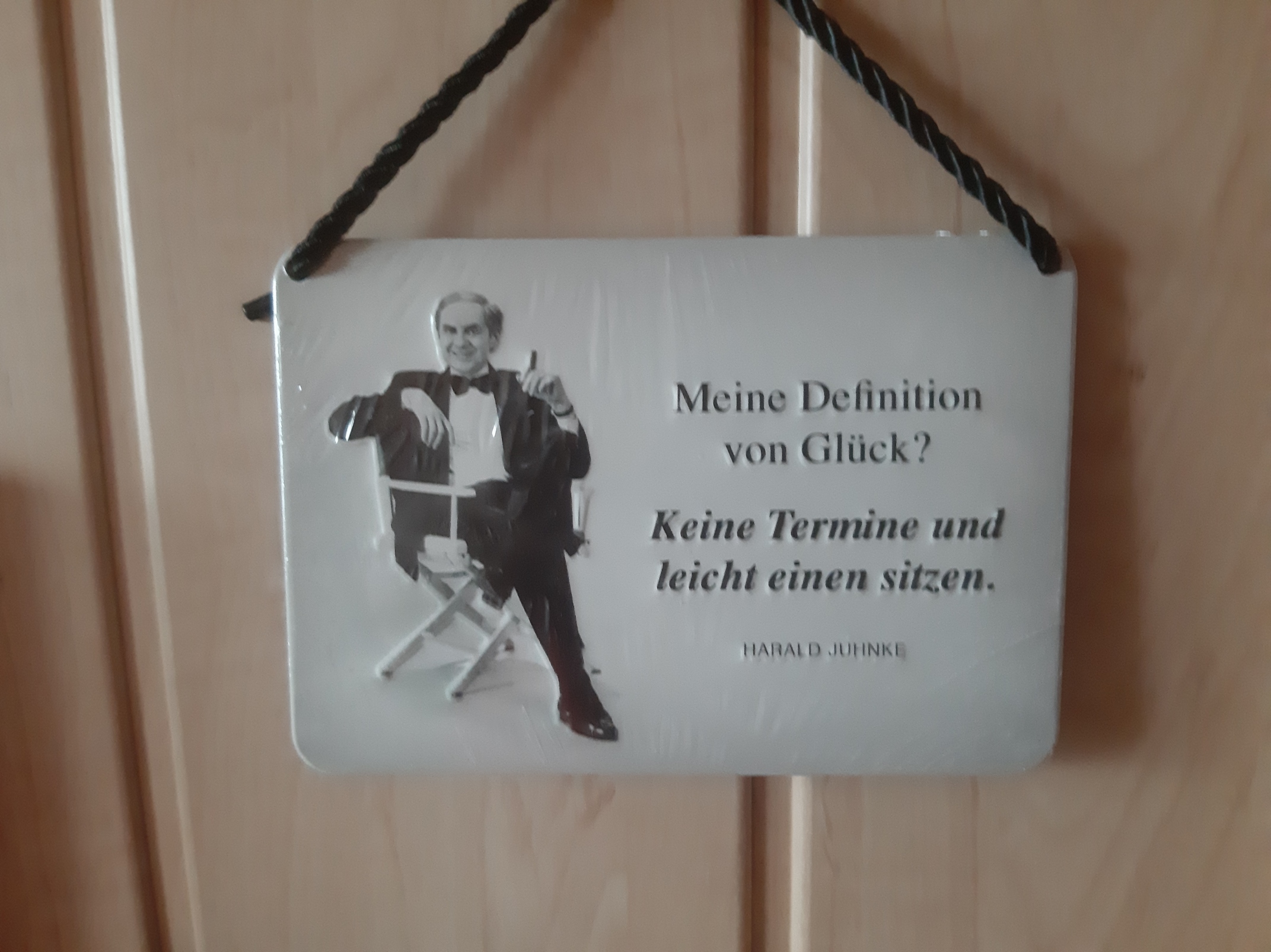 Keine Termin Und Leicht Einen Sitzen Blechschild 16,5 cm x 11,5 cm Hängeschild Meine Definition von Glück