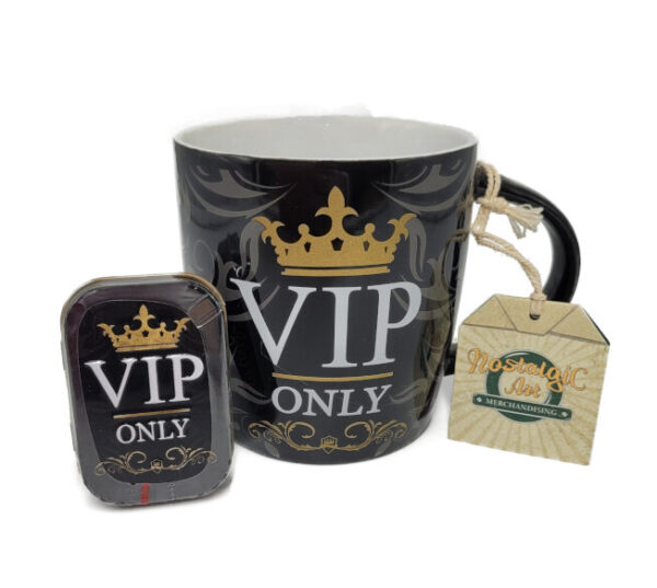 Angebot "Geschenkset 04"  VIP Tasse & Pfefferminzpastillen VIP (Nostalgic Art)
