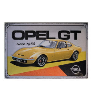 Blechschild Opel - GT since 1968 Nostalgic Art (20 x 30 cm)