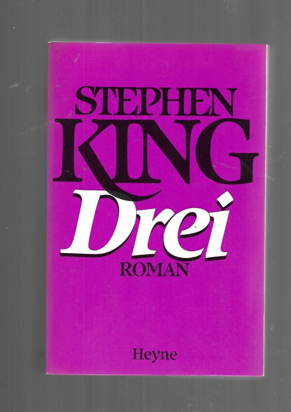 Kriminalroman Stephen King Drei Heyne Jumbo 1989