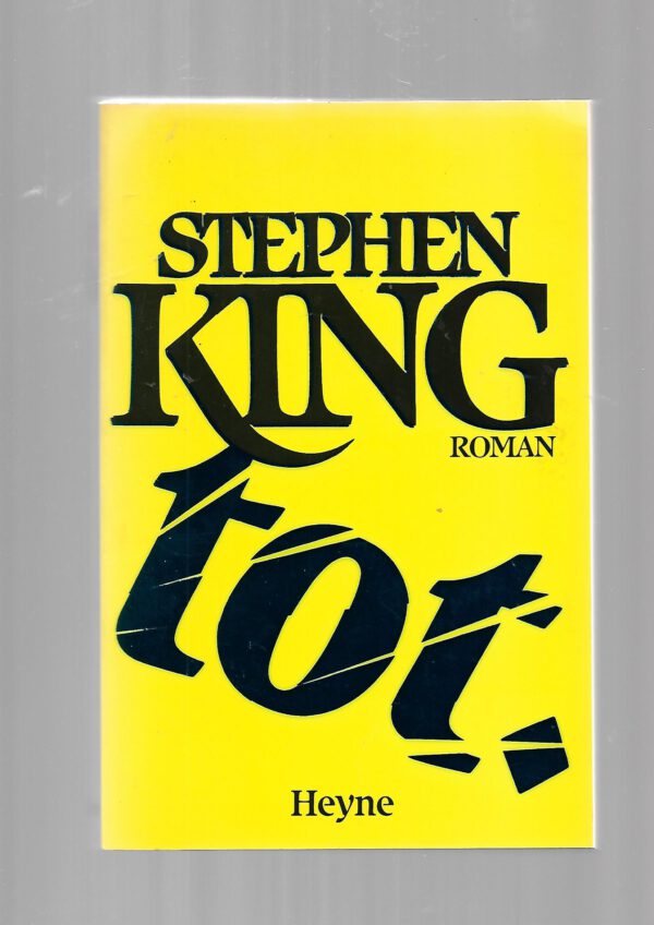 Kriminalroman Stephen King Tot Heyne Jumbo 1991
