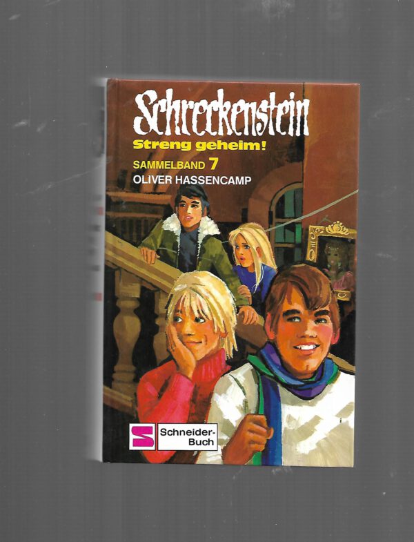 Jugendbuch Oliver Hassencamp Schreckenstein Streng geheim! Sammelband 7 Schneider-Buch 1984