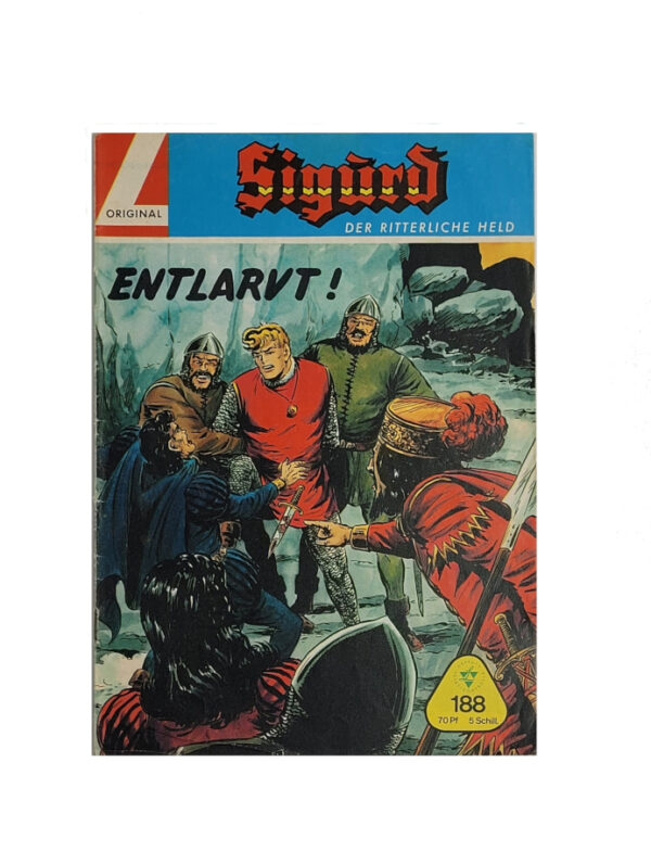 Comic Sigurd - Der ritterliche Held - Entlarvt?  Band 188 Walter Lehning Verlag 1958 - 1968