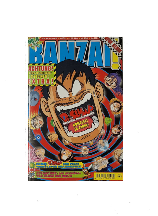 Manga Banzai Manga-Magazin Softcover Carlssen Verlag NR. 9 07/2002