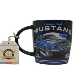 Tasse Kaffeebecher Ford Mustang 1969 blue Mach 1 330 ml