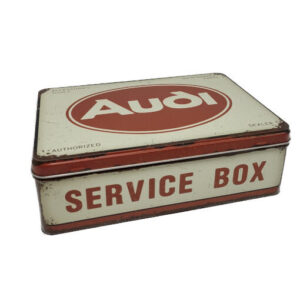 Vorratsdose flach 23 x 16 x 7 cm (Länge / Breite / Höhe) Motiv Audi Service Box