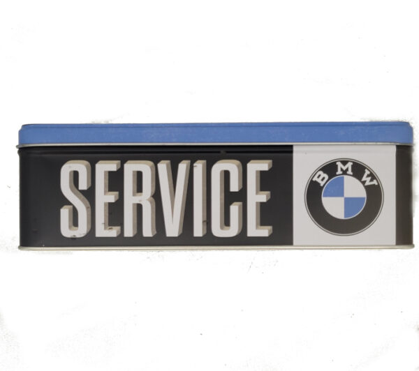 Vorratsdose Blechdose flach BMW - Service 2,5 L (Nostalgic Art) – Bild 5