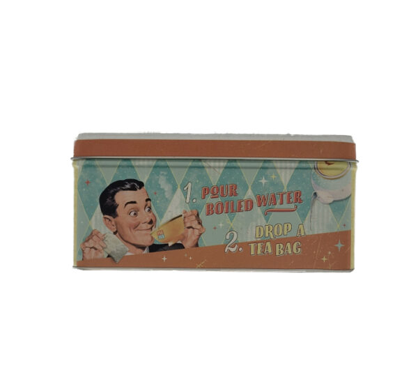 Vorratsdose Blechdose flach Tea & Cookies Together - We just wanna Drink Tea ! 2,5 L (Nostalgic Art) – Bild 6