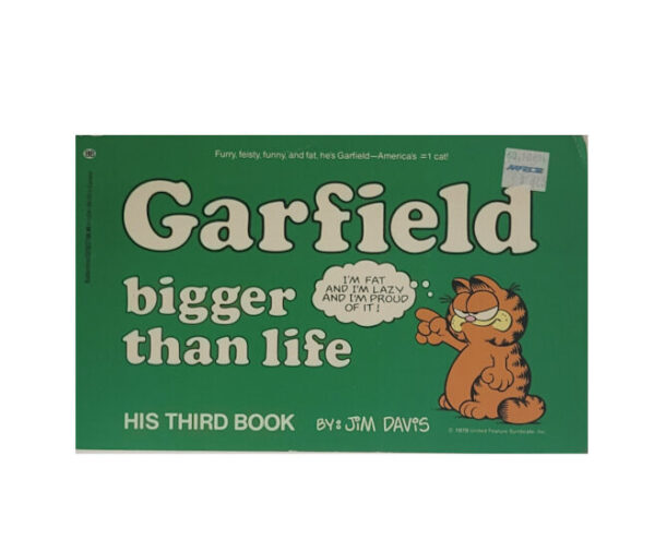 Englisch Jim Davies Garfield bigger than life - his third book - Ballantine Books 1981