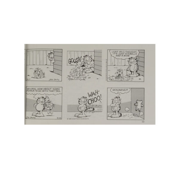 Englisch Jim Davies Garfield food for thought - his 13th book - Ballantine Books 1987 – Bild 4