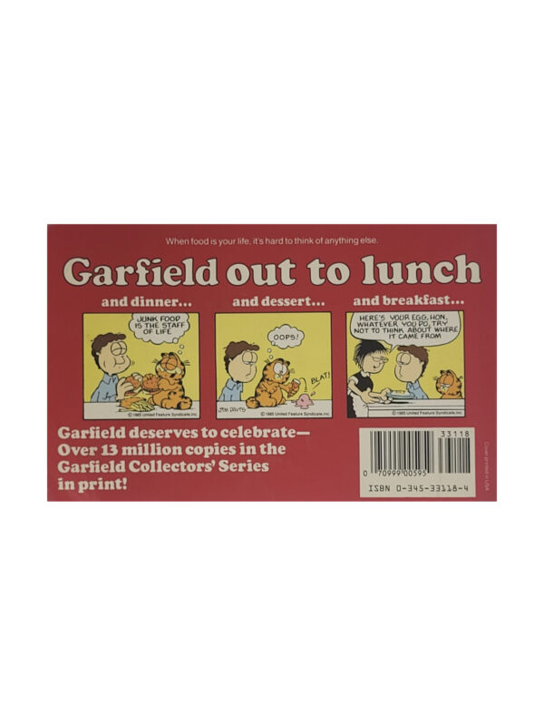 Englisch Jim Davies Garfield out to lunch - his 12th book - Ballantine Books 1986 – Bild 2