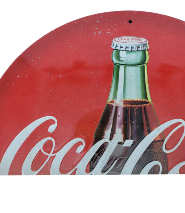 Blechschild Coca-Cola rund 35 cm (Nostalgic Art) – Bild 3