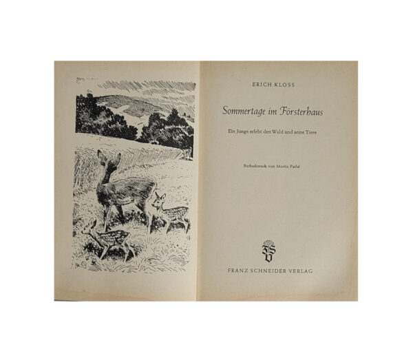 Jugendbuch Erich Kloss - Sommertage im Försterhaus – Bild 2