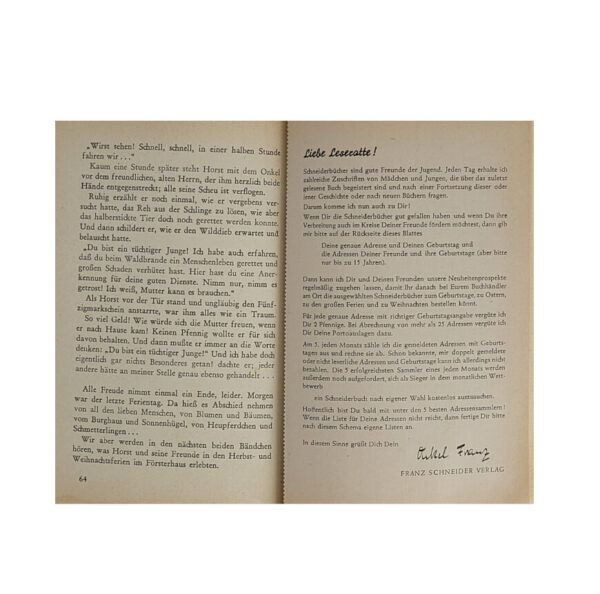 Jugendbuch Erich Kloss - Sommertage im Försterhaus – Bild 3
