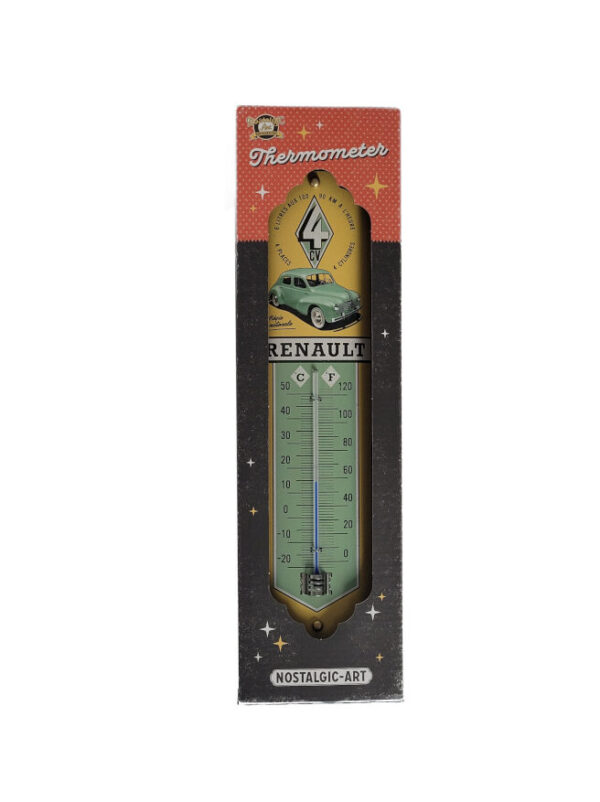 Angebot "Geschenkset 10" Blechschild Renault Dauphine - Thermometer 4CV  (Nostalgic Art) – Bild 2