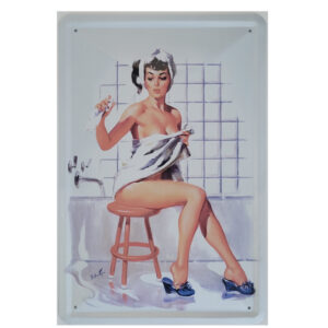 Blechschild Im Badezimmer (20 x 30 cm)