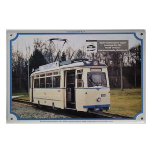 Blechschild Straßenbahn Einrichtungstriebwagen-1956 Sammelschild Nr. 4 (20 x 30 cm)