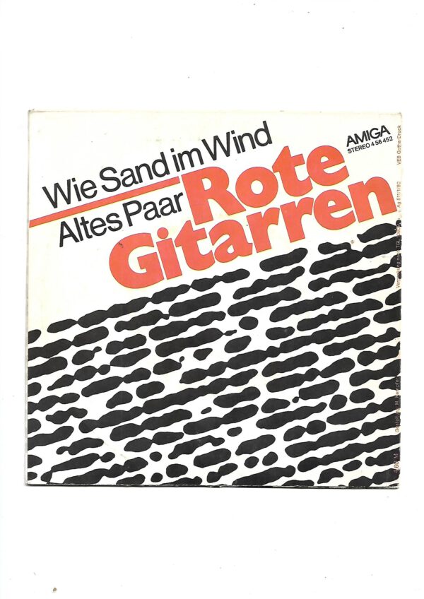 Flohmarkt Vinyl Single Rote Gitarren - Wie Sand im Wind Amiga 1980
