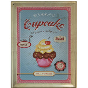 Blechschild Cupcake Bakery (30 x 40 cm)