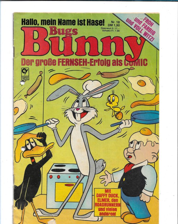 Comic Bugs Bunny - Hallo, mein Name ist Hase - Nr. 18 - Condor-Verlag 1983 - 1985