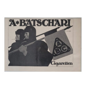 Dies & Das Zigarettenwerbung - A Batschari Cigaretten - Illustrierte Zeitung - laminiert