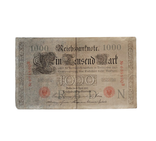 Dies & Das 1000 Reichsmark 1910 -original-