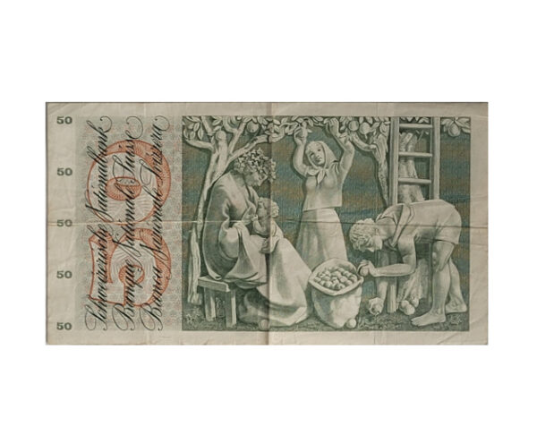 Dies & Das 50 Franken - Schweizer Banknote - original - – Bild 2